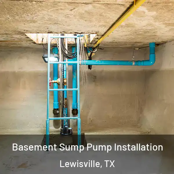  Basement Sump Pump Installation Lewisville, TX