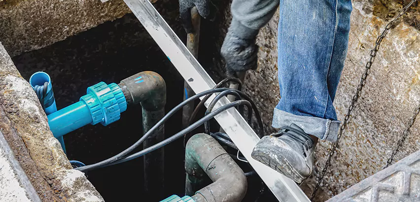 Zoeller Sewage Ejector Pump System in Lewisville