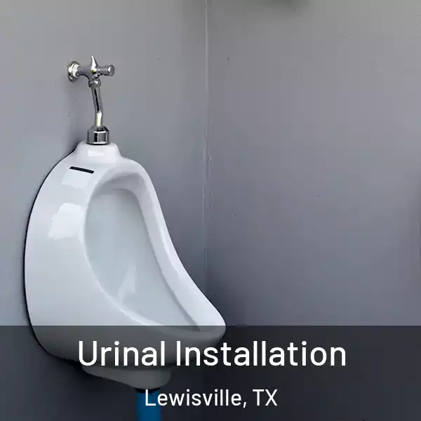  Urinal Installation Lewisville, TX