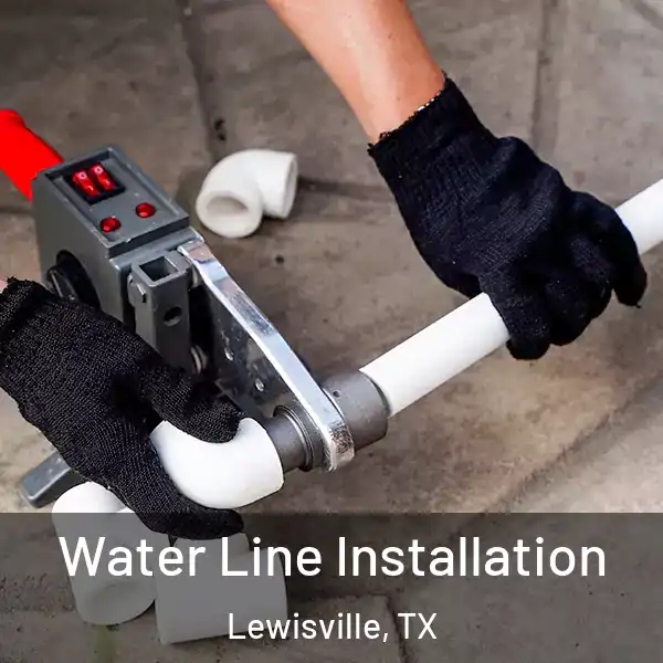  Water Line Installation Lewisville, TX